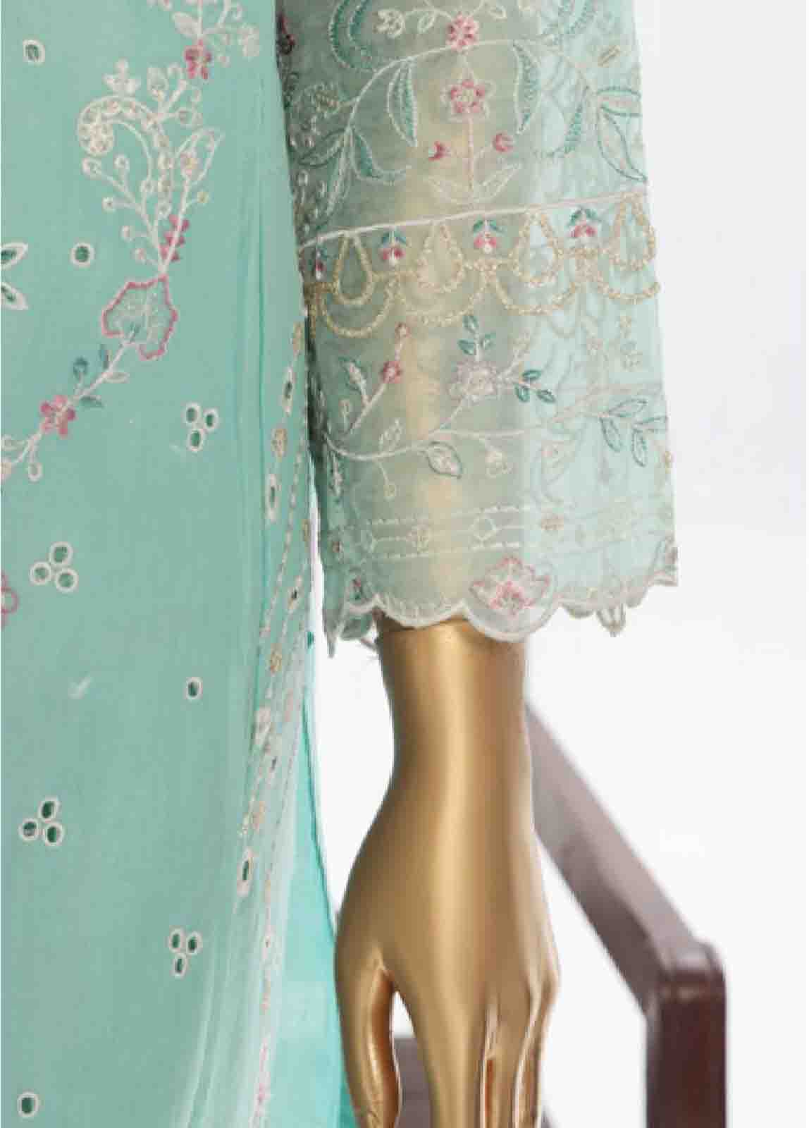 LF-149 R- 3 Piece Luxury Embroidered Stitched Suit - Image 4
