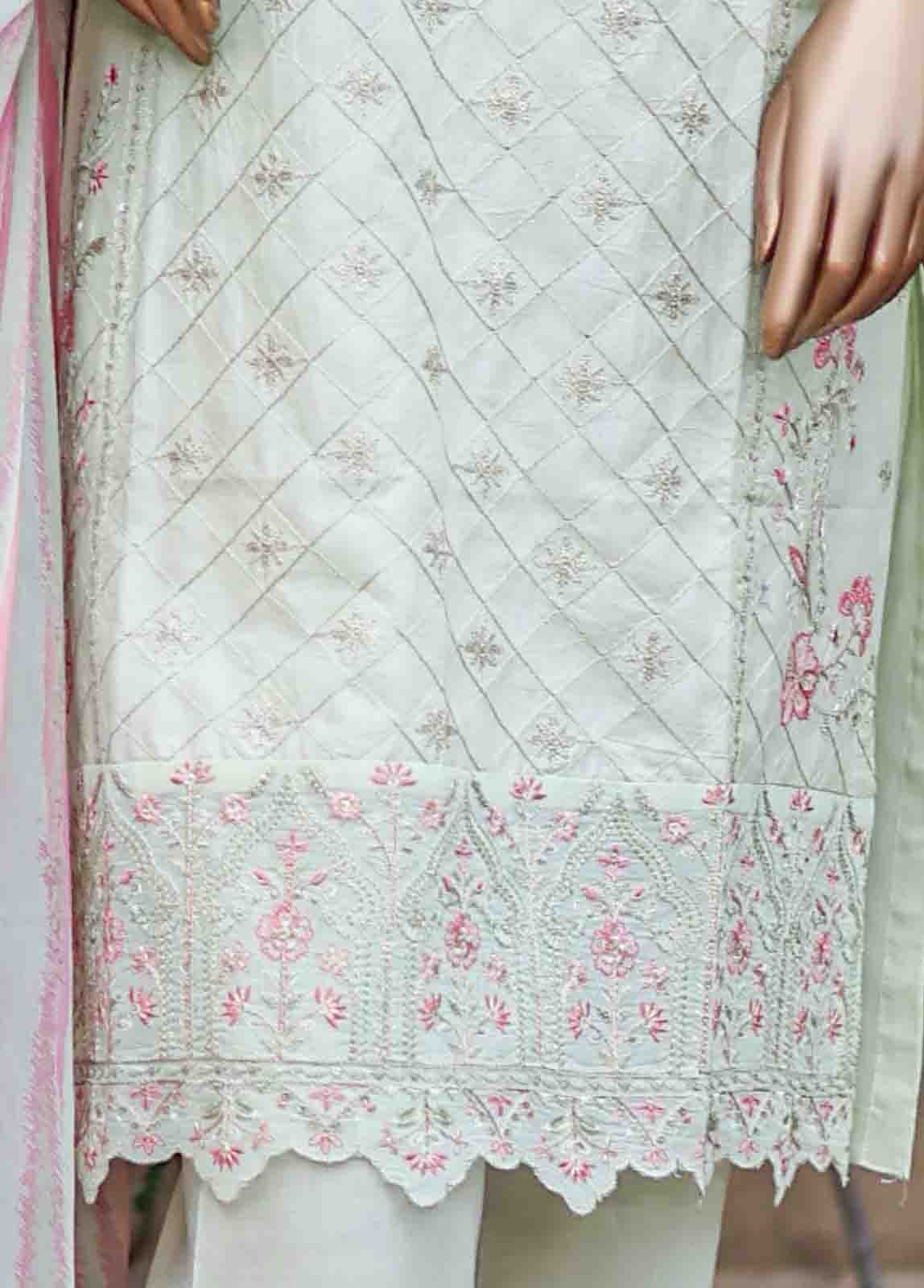 WCTF-03 B- 3 Piece Embroidered Stitched Suit - Image 3