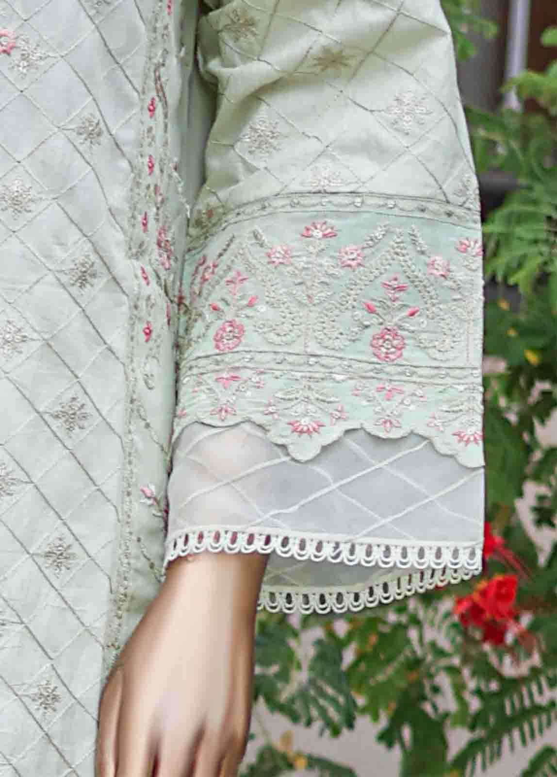 WCTF-03 B- 3 Piece Embroidered Stitched Suit - Image 4